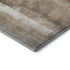 5' X 8' Beige Brown And Gray Abstract Washable Area Rug With UV Protection