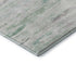 8' X 10' Artichoke Green And Ivory Abstract Washable Area Rug With UV Protection