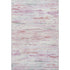 8' X 10' Blush And Ivory Abstract Washable Area Rug With UV Protection
