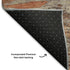 8' X 10' Terra Cotta Beige And Teal Abstract Washable Area Rug With UV Protection