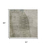 5' X 8' Beige Taupe And Lavender Abstract Washable Area Rug With UV Protection