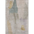 5' X 8' Beige Taupe And Lavender Abstract Washable Area Rug With UV Protection