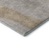 5' X 8' Beige Taupe And Lavender Abstract Washable Area Rug With UV Protection