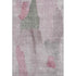 5' X 8' Blush And Gray Abstract Washable Area Rug With UV Protection
