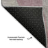5' X 8' Blush And Gray Abstract Washable Area Rug With UV Protection