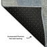 5' X 8' Denim Blue And Gray Abstract Washable Area Rug With UV Protection