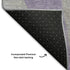 8' Lavender Gold And Gray Abstract Washable Round Rug With UV Protection