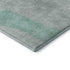 5' X 8' Teal Purple And Gray Abstract Washable Area Rug With UV Protection