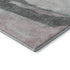 5' X 8' Blush Gray And Ivory Abstract Washable Area Rug With UV Protection