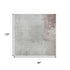 8' X 10' Blush Gray And Ivory Abstract Washable Area Rug With UV Protection