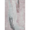 8' X 10' Blush Gray And Ivory Abstract Washable Area Rug With UV Protection