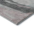 8' X 10' Blush Gray And Ivory Abstract Washable Area Rug With UV Protection