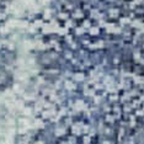 5' X 8' Denim Blue Gray And Ivory Abstract Washable Area Rug With UV Protection