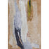 5' X 8' Beige Lavender And Ivory Abstract Washable Area Rug With UV Protection