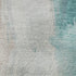 8' Teal Khaki And Ivory Abstract Washable Round Rug With UV Protection