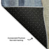 9' X 12' Denim Blue Purple And Beige Abstract Washable Area Rug With UV Protection