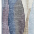 9' X 12' Denim Blue Purple And Beige Abstract Washable Area Rug With UV Protection