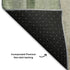 8' X 10' Fern Green Beige And Gray Abstract Washable Area Rug With UV Protection