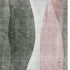 8' X 10' Salmon Blue And Mauve Abstract Washable Area Rug With UV Protection