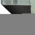 8' X 10' Teal Plum And Ivory Abstract Washable Area Rug With UV Protection