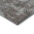 5' X 8' Brown And Gray Abstract Washable Area Rug With UV Protection