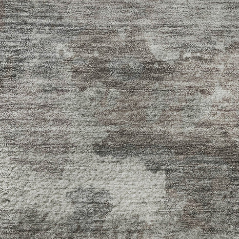 8' X 10' Brown And Gray Abstract Washable Area Rug With UV Protection