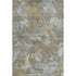 8' X 10' Gold And Gray Abstract Washable Area Rug With UV Protection