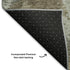 8' X 10' Gold And Gray Abstract Washable Area Rug With UV Protection