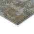 8' X 10' Gold And Gray Abstract Washable Area Rug With UV Protection