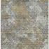 8' X 10' Gold And Gray Abstract Washable Area Rug With UV Protection