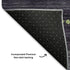 8' X 10' Artichoke Green And Eggplant Geometric Washable Area Rug With UV Protection