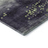 8' X 10' Artichoke Green And Eggplant Geometric Washable Area Rug With UV Protection