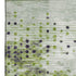 8' X 10' Artichoke Green And Eggplant Geometric Washable Area Rug With UV Protection
