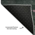 5' X 8' Blush And Emerald Geometric Washable Area Rug With UV Protection