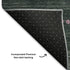 9' X 12' Blush And Emerald Geometric Washable Area Rug With UV Protection