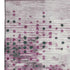 9' X 12' Blush And Emerald Geometric Washable Area Rug With UV Protection