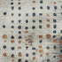 9' X 12' Linen And Blue Geometric Washable Area Rug With UV Protection