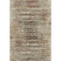 5' X 8' Beige Charcoal And Copper Moroccan Washable Area Rug With UV Protection