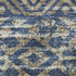 5' X 8' Blue Gray And Beige Moroccan Washable Area Rug With UV Protection