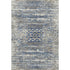 5' X 8' Blue Gray And Beige Moroccan Washable Area Rug With UV Protection