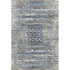 8' X 10' Blue Gray And Beige Moroccan Washable Area Rug With UV Protection