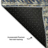 8' X 10' Blue Gray And Beige Moroccan Washable Area Rug With UV Protection