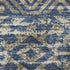 8' X 10' Blue Gray And Beige Moroccan Washable Area Rug With UV Protection