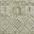8' X 10' Fern Green And Beige Oriental Washable Area Rug With UV Protection