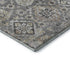 8' X 10' Gray And Silver Oriental Washable Area Rug With UV Protection