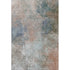 9' X 12' Copper And Blue Abstract Washable Area Rug With UV Protection
