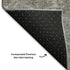 9' X 12' Copper And Blue Abstract Washable Area Rug With UV Protection