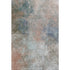 9' X 12' Copper And Blue Abstract Washable Area Rug With UV Protection