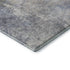 5' X 8' Denim Blue And Brown Abstract Washable Area Rug With UV Protection