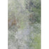 5' X 8' Fern Green And Gray Abstract Washable Area Rug With UV Protection
